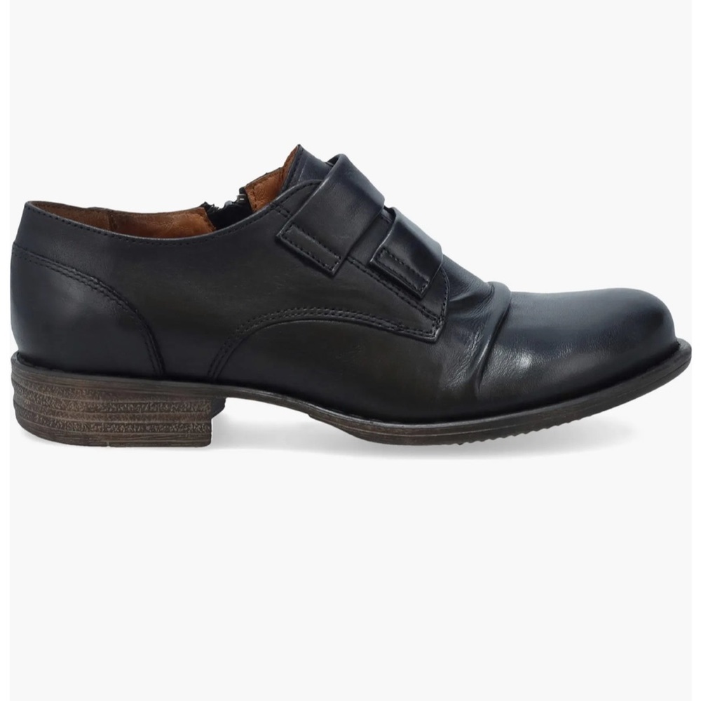 Miz Mooz Black Liam Oxford‎ Leather Loafer 11 Preppy Academia - Picture 9 of 16